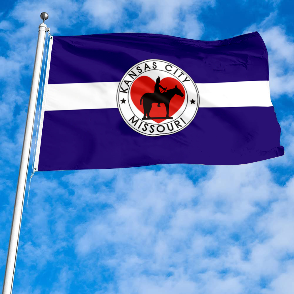 Fyon Kansas City, Missouri flag(1944–1972) Banner