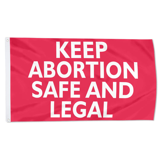 Fyon Keep Abortion Safe Legal Flag Banner