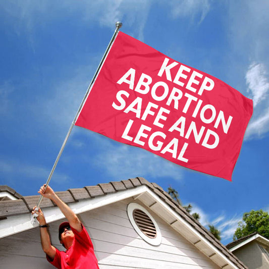 Fyon Keep Abortion Safe Legal Flag Banner