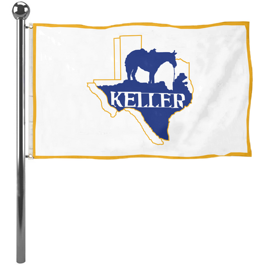 Fyon Keller, Texas flag banner