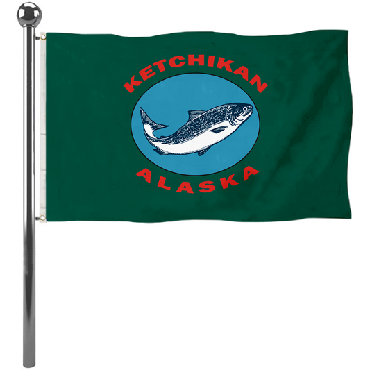 Fyon Ketchikan, Alaska Flag Banner