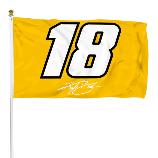 Fyon Kyle Busch #18 Flag Banner