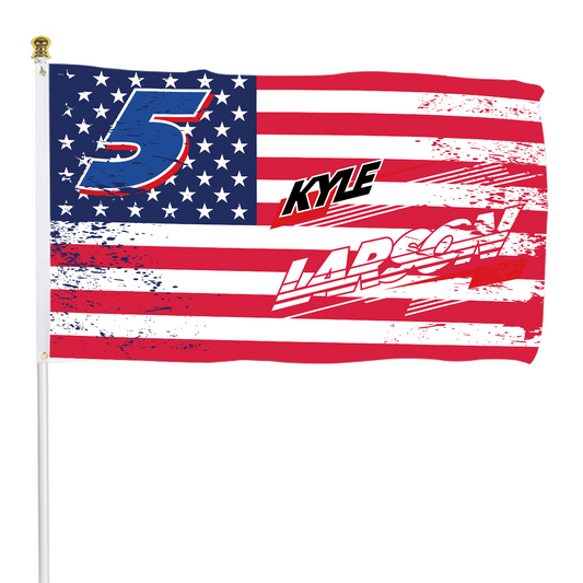 Fyon Kyle Larson #5 Flag Banner