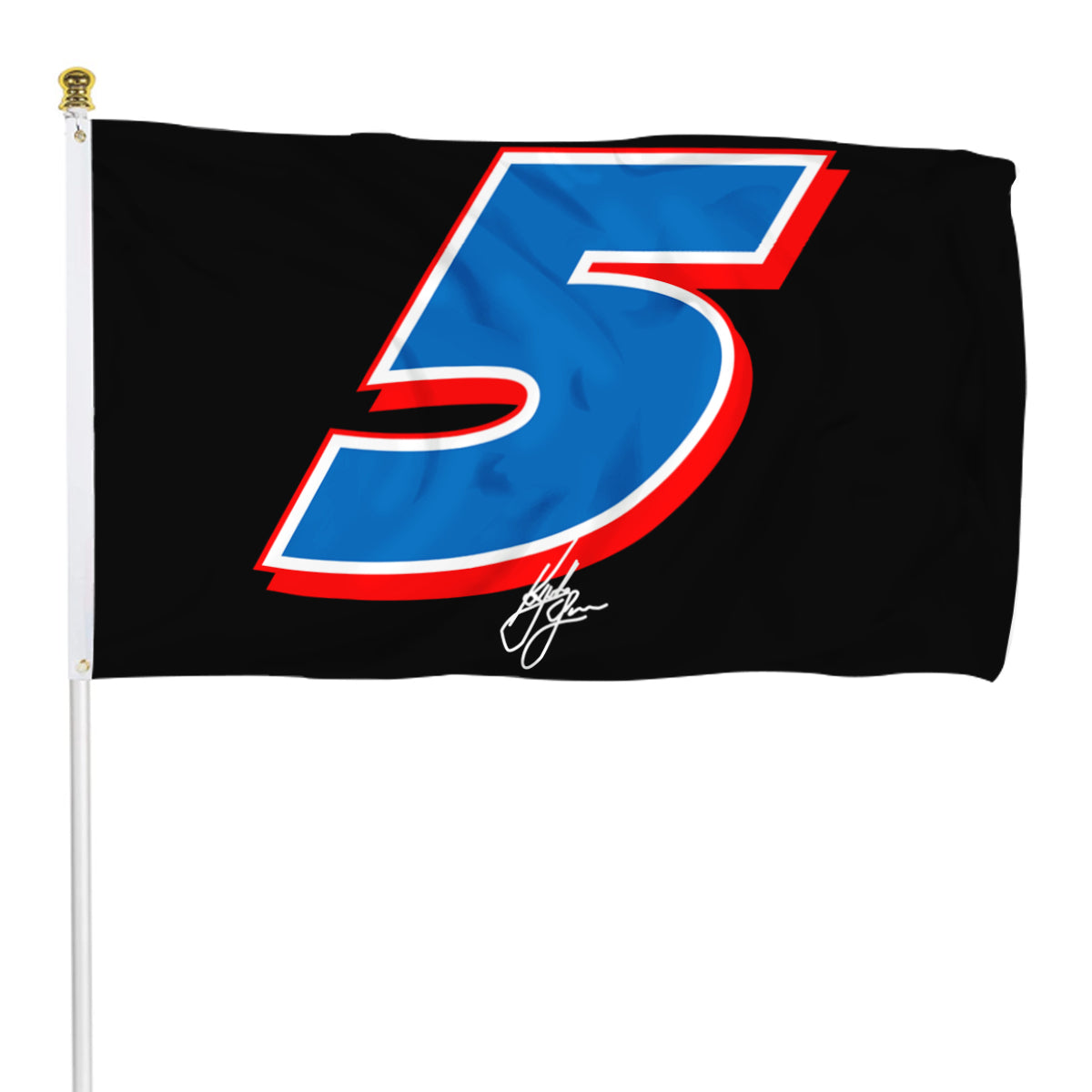 Fyon Kyle Larson #5 Flag Banner