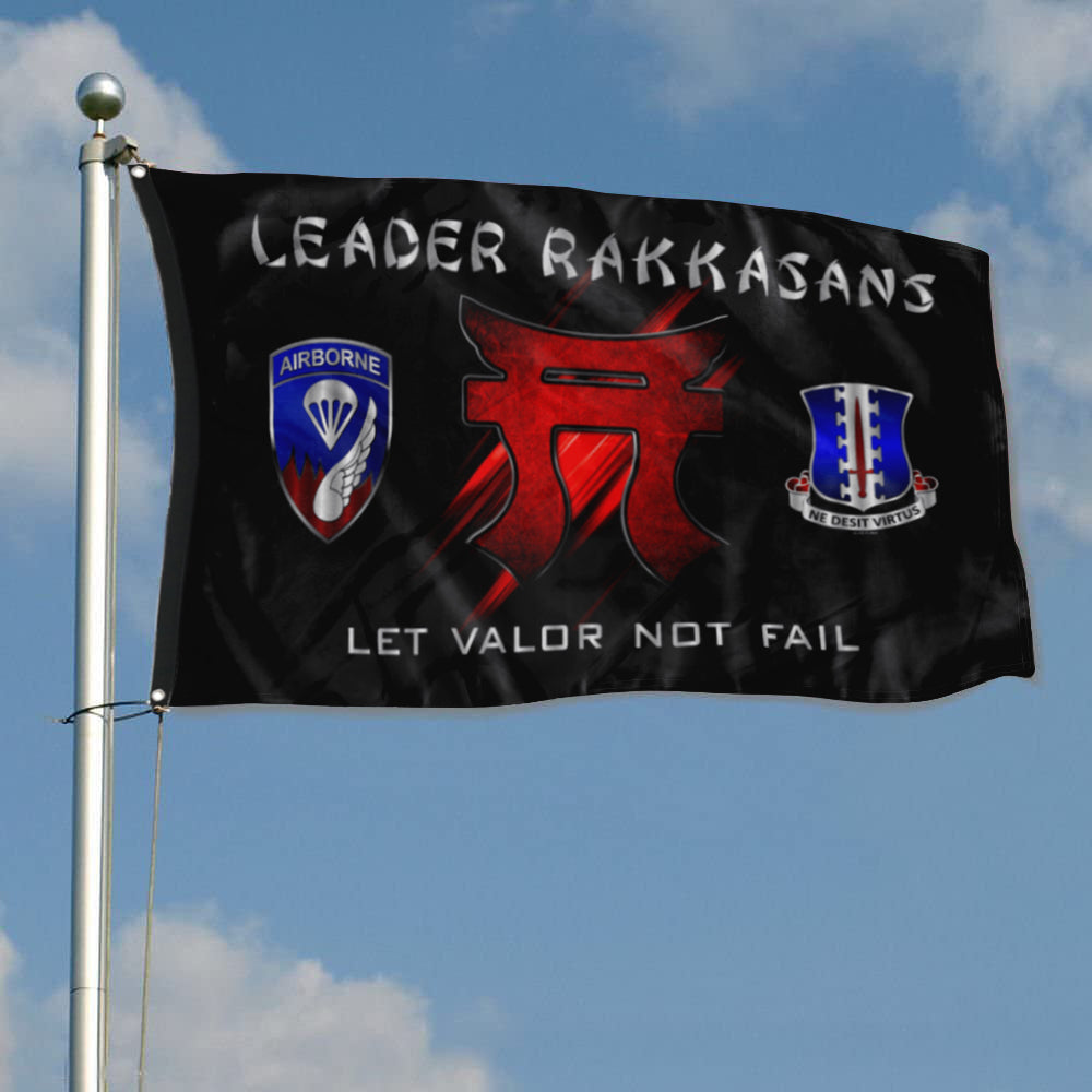 Fyon Leader Rakkasans Flag Indoor and outdoor banner