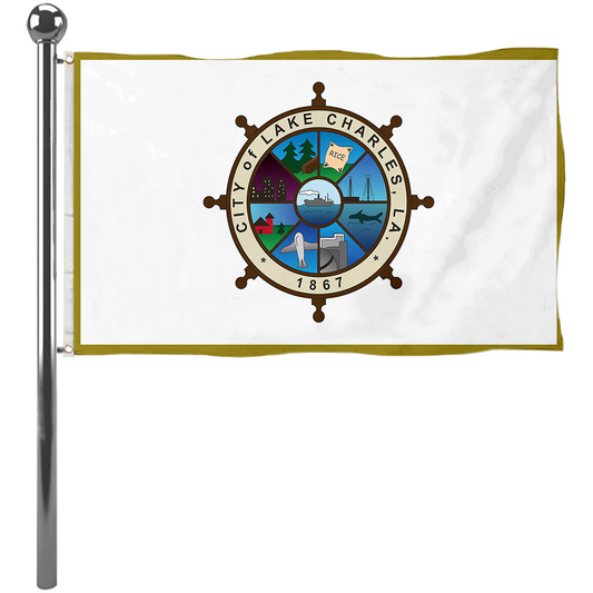 Fyon Lake Charles, Louisiana flag Banner