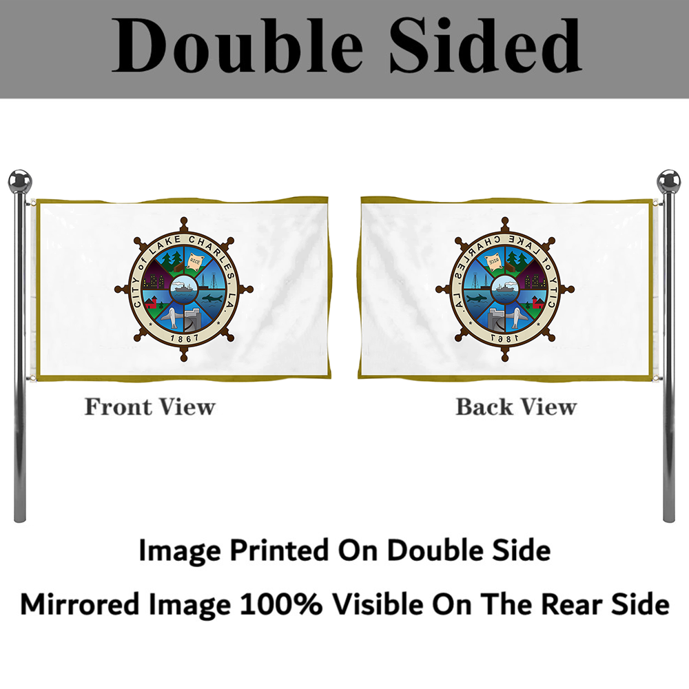 Fyon Lake Charles, Louisiana flag Banner