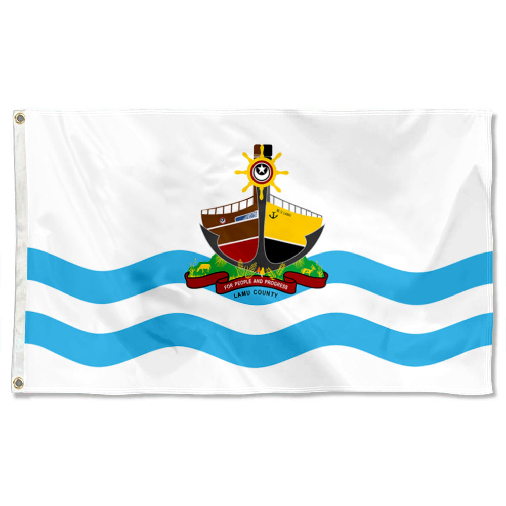 Fyon Lamu County, Kenya Flag Banner