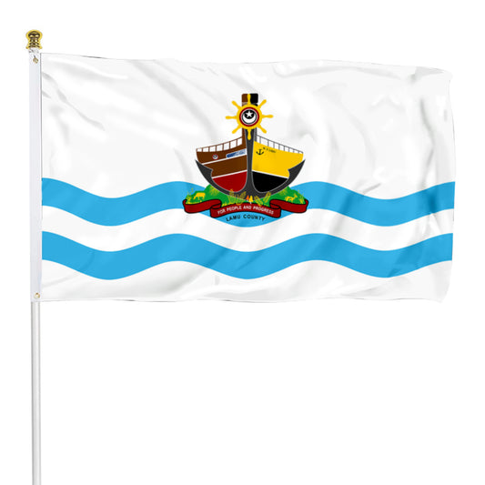 Fyon Lamu County, Kenya Flag Banner