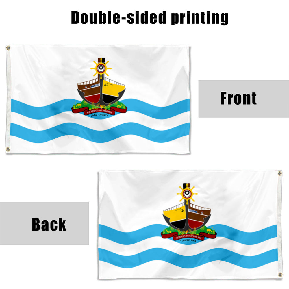 Fyon Lamu County, Kenya Flag Banner