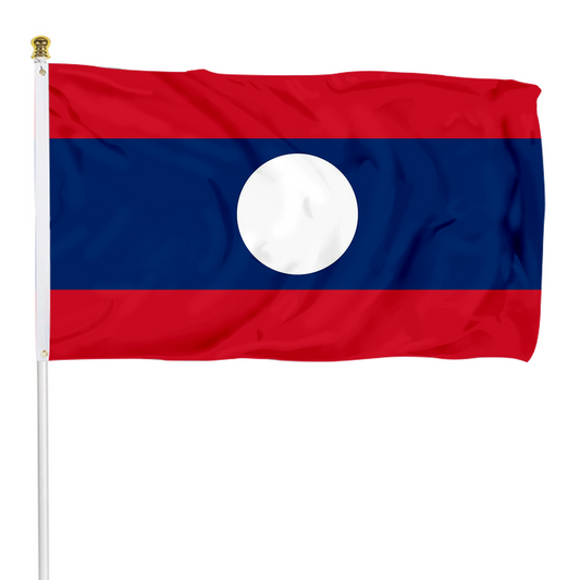 Fyon Lao People s Democratic Republic Flag Indoor and outdoor banner