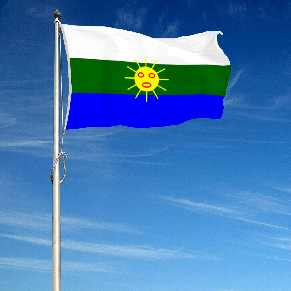 Fyon Las Piedras, Puerto Rico flag banner