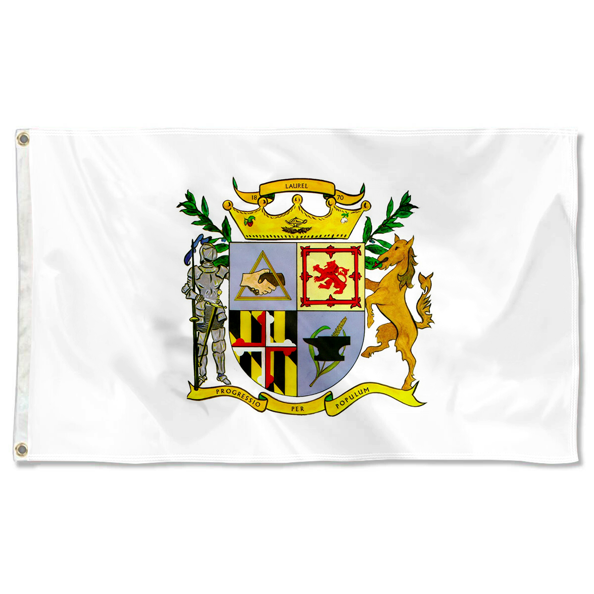 Fyon Laurel, Maryland flag Banner