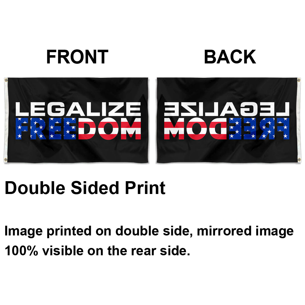 Fyon Legalize Freedom Flag Banner