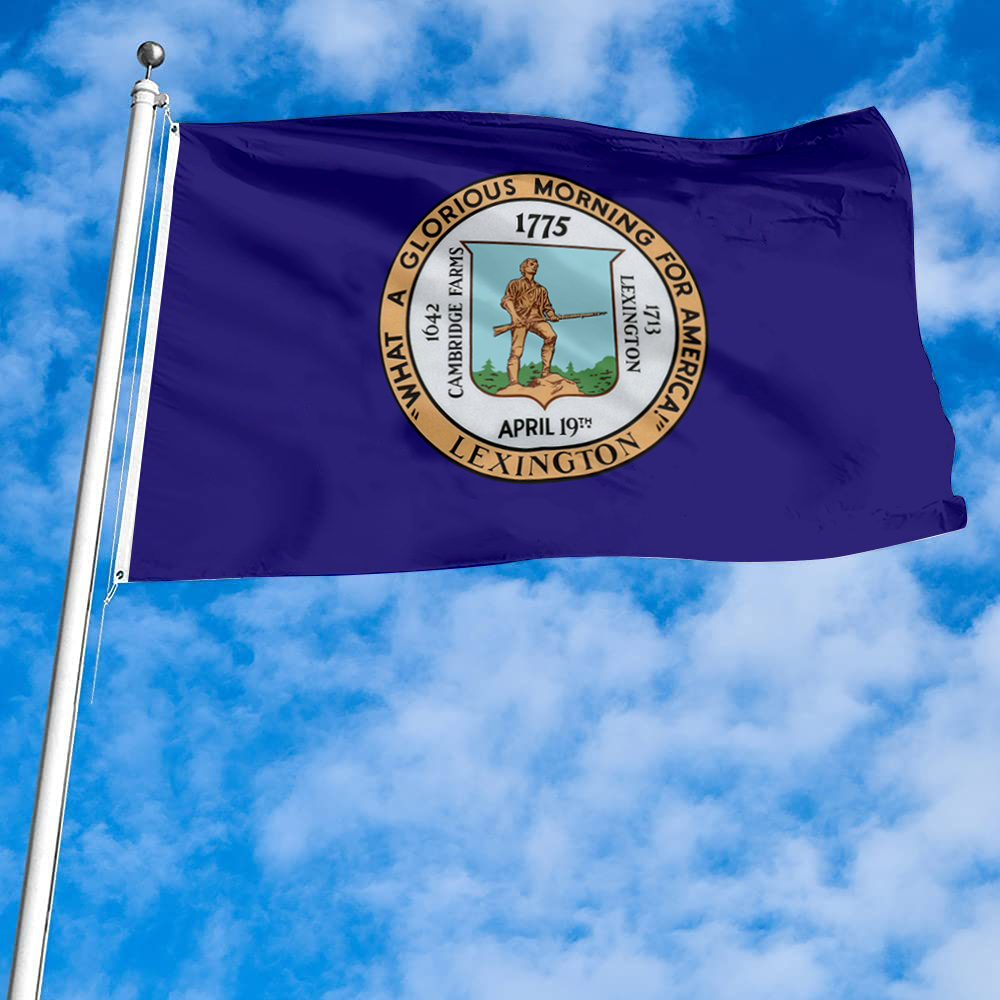 Fyon Lexington, Massachusetts flag Banner