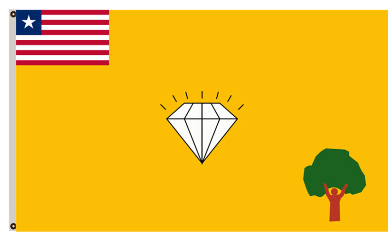 Fyon Liberian banner Gbarpolu County flag