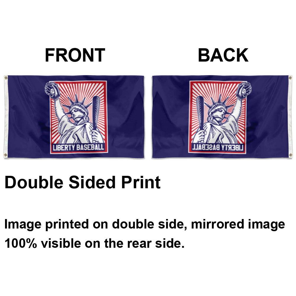 Fyon Liberty Baseball Flag Indoor and outdoor banner