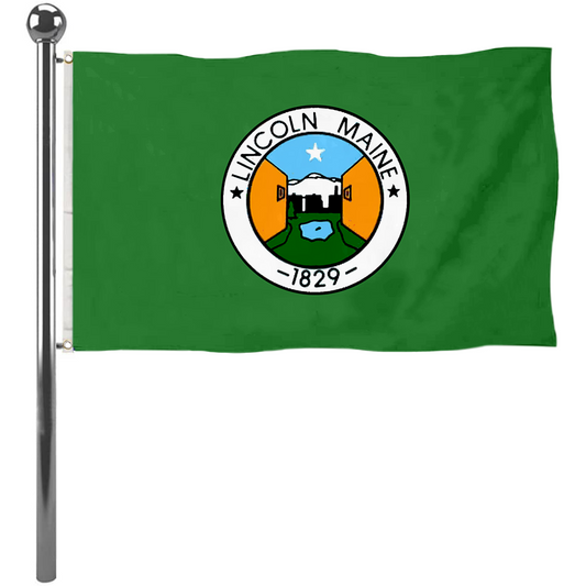 Fyon Lincoln, Maine flag Banner