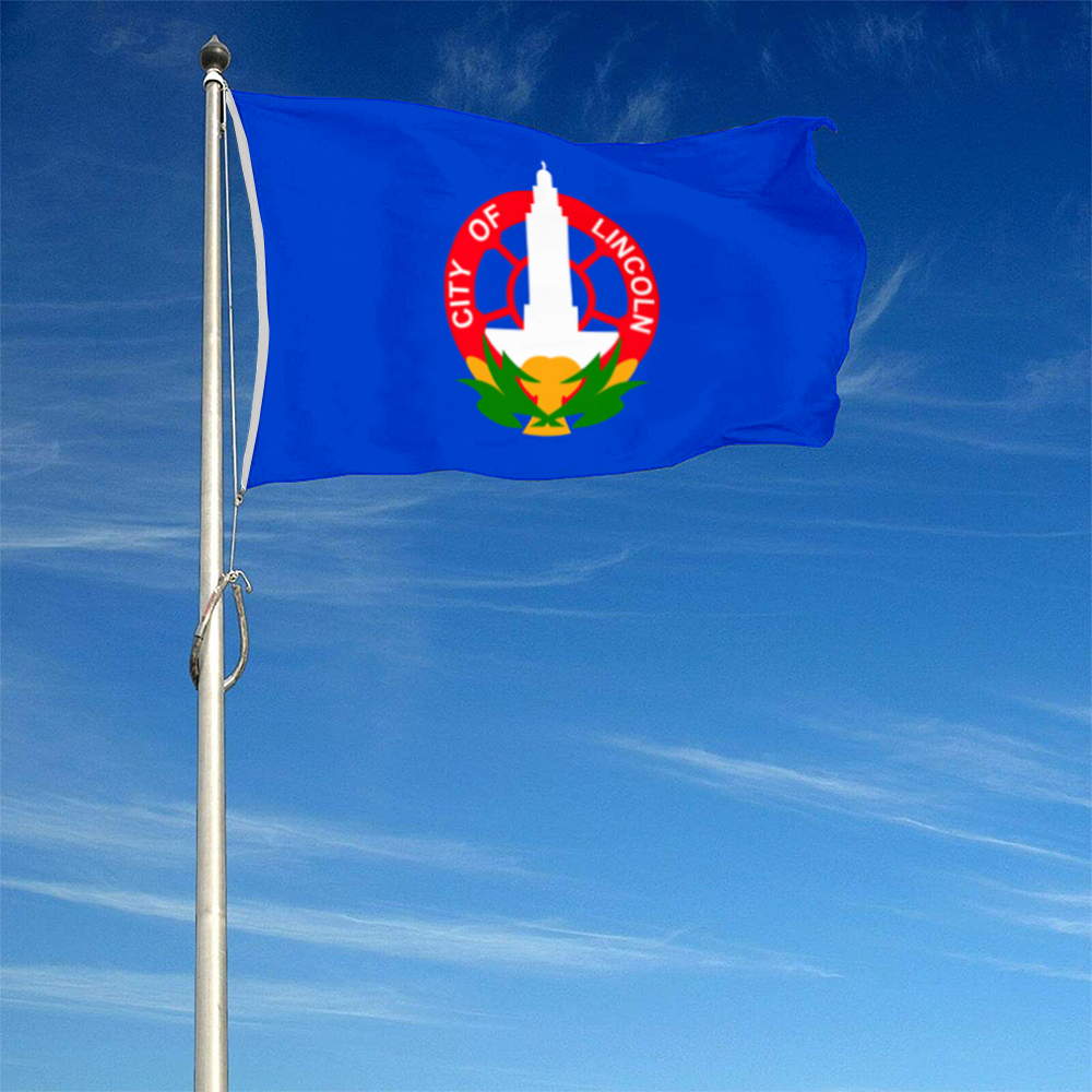 Fyon Lincoln, Nebraska flag(1931–2022) Banner