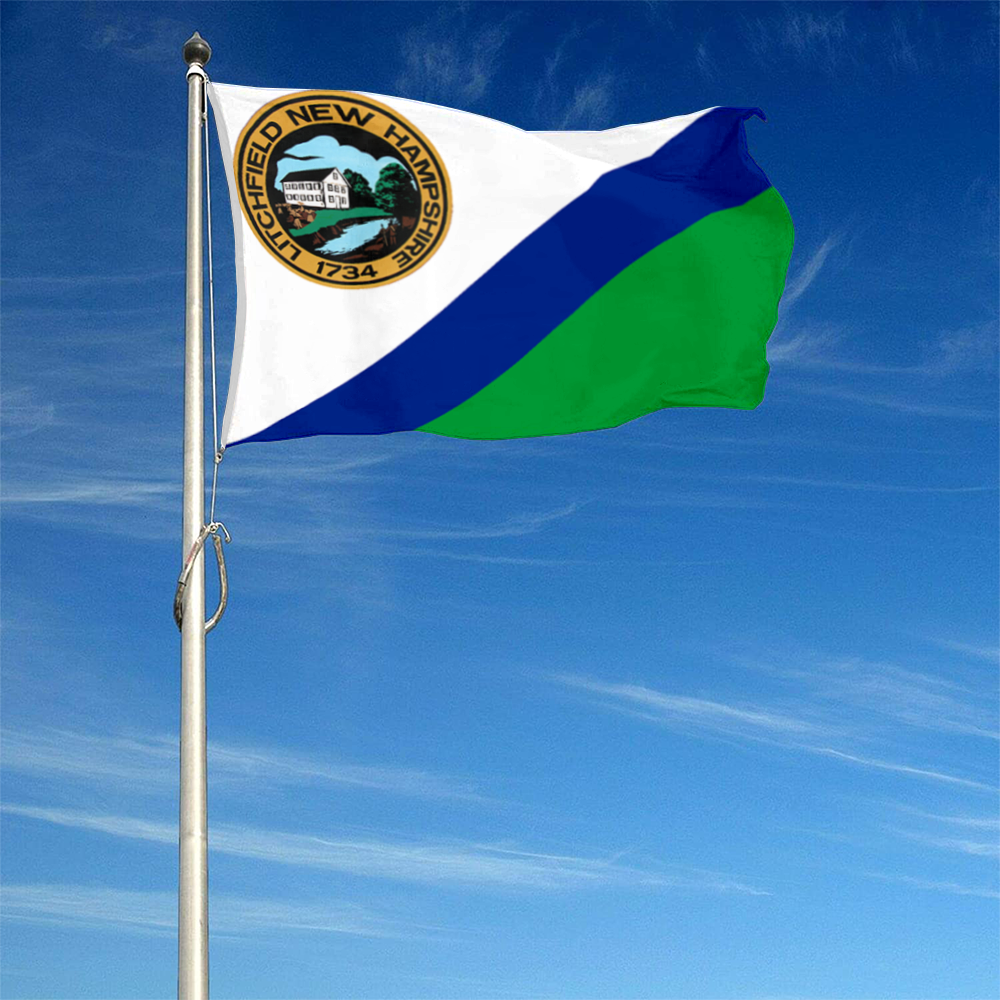 Fyon Litchfield, New Hampshire flag Banner