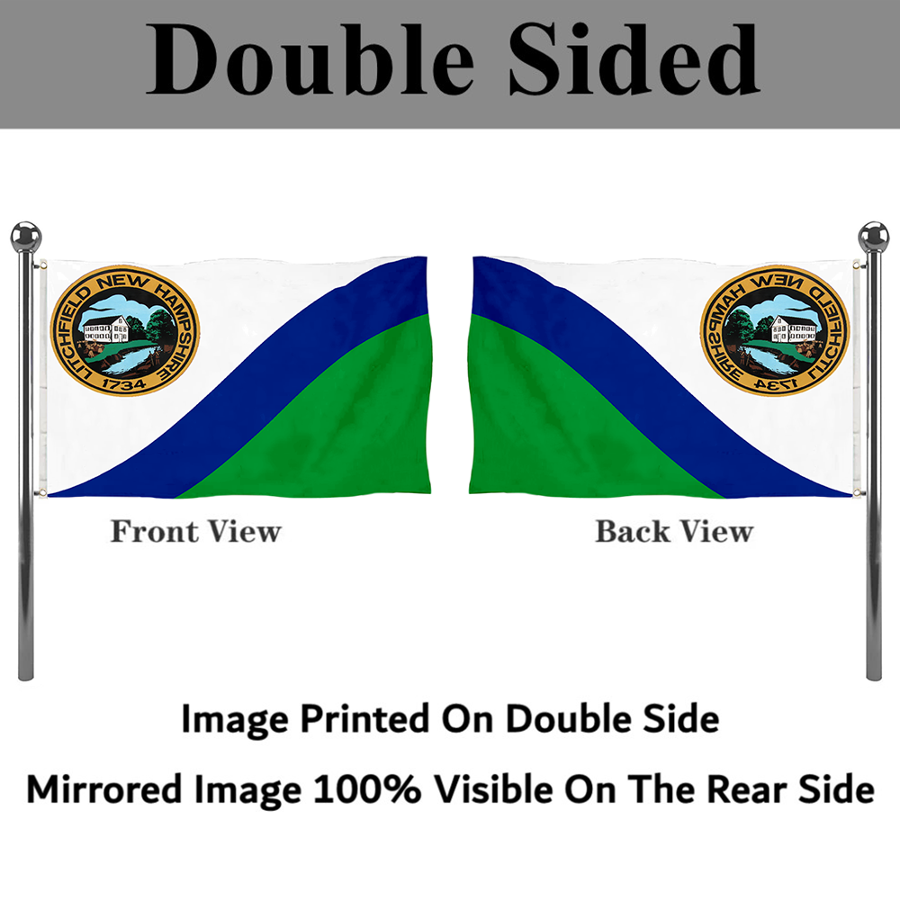 Fyon Litchfield, New Hampshire flag Banner