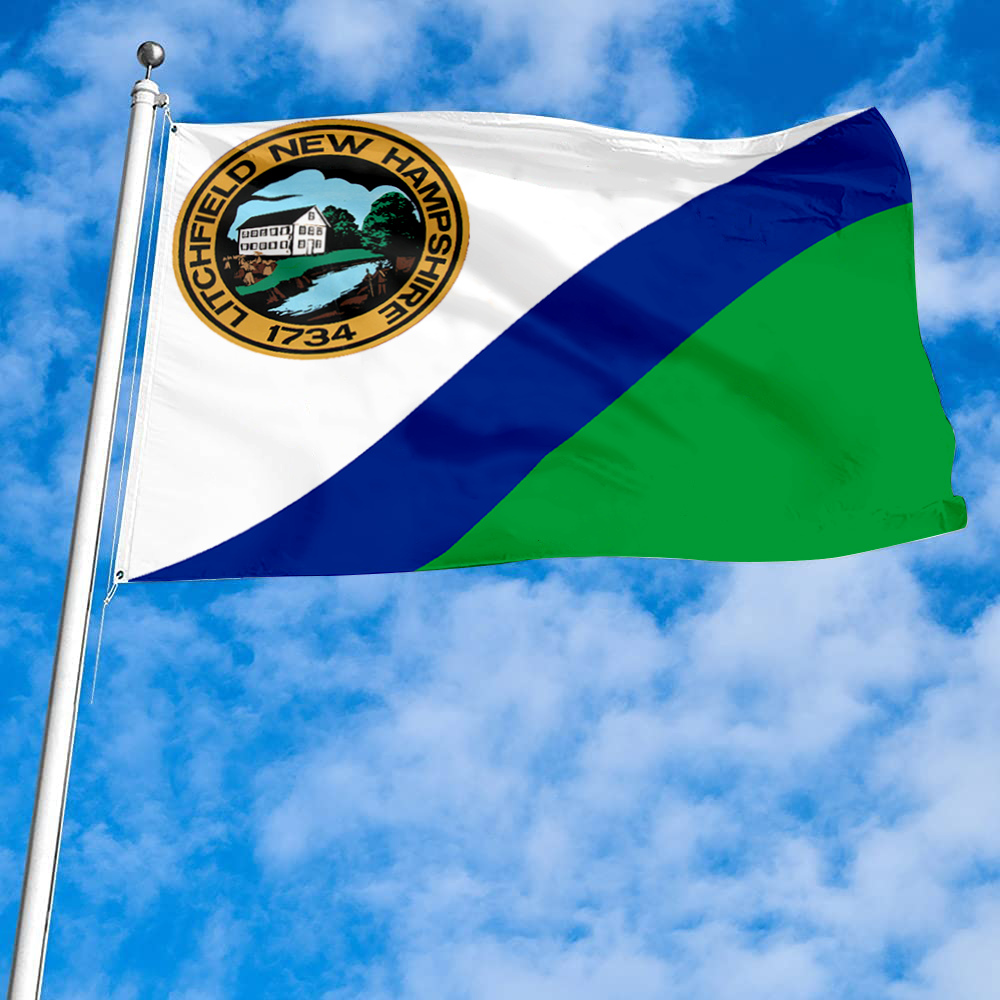Fyon Litchfield, New Hampshire flag Banner
