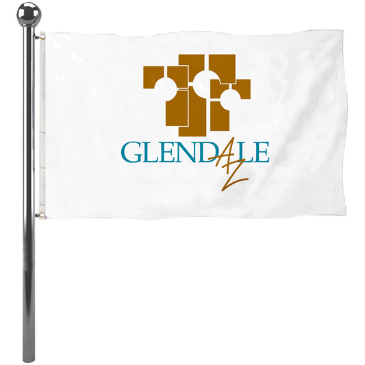 Fyon Logo of Glendale Flag Banner
