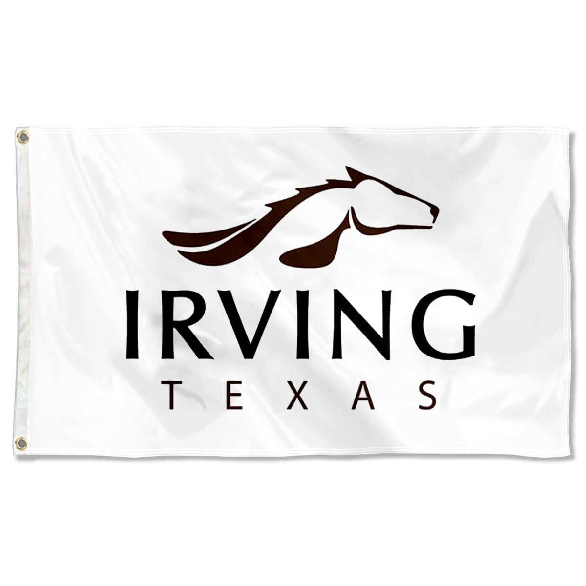 Fyon Logo of Irving, Texas flag banner