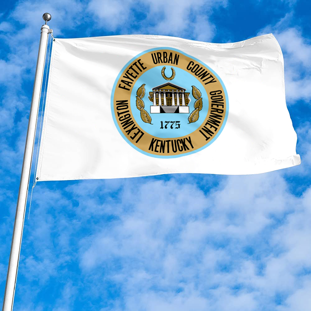 Fyon Logo of LFUCG, Kentucky flag Banner
