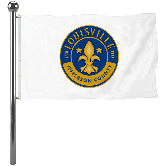 Fyon Logo of Louisville, Kentucky flag Banner