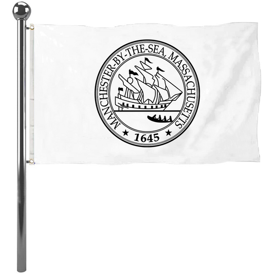 Fyon Logo of Manchester, Massachusetts flag Banner