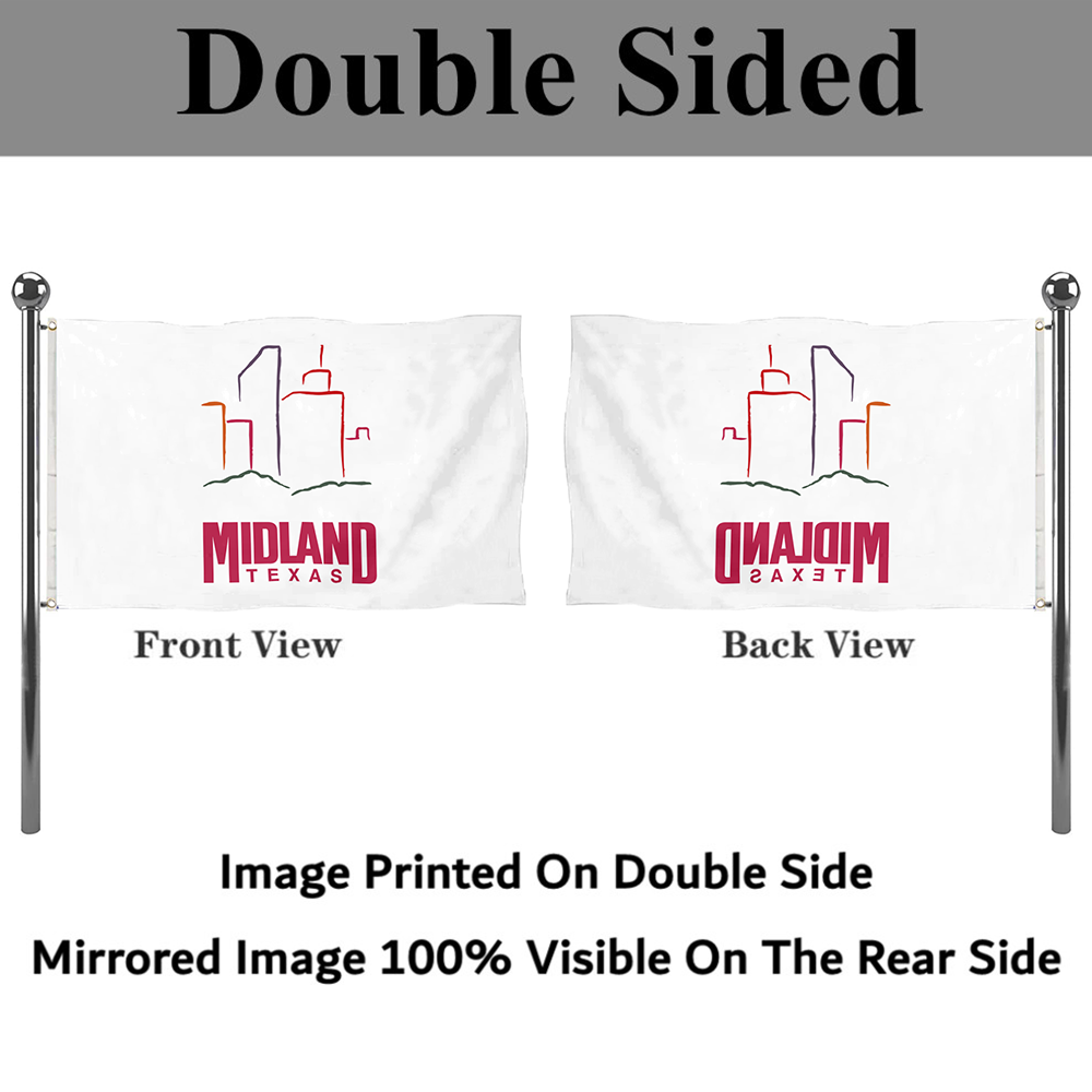 Fyon Logo of Midland, Texas flag Banner