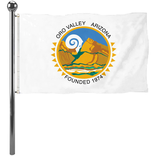 Fyon Logo of Oro Valley Flag Banner