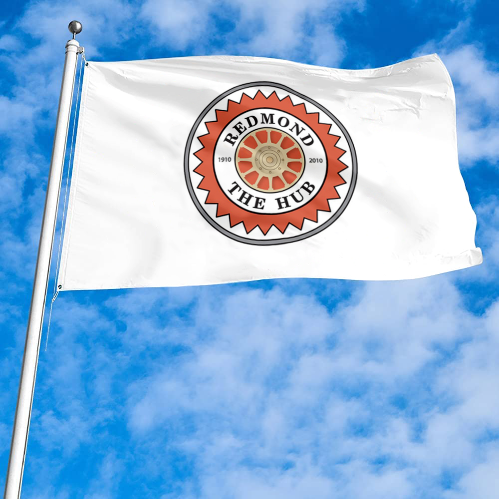 Fyon Logo of Redmond, Oregon flag Banner