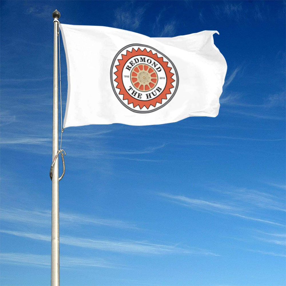 Fyon Logo of Redmond, Oregon flag Banner