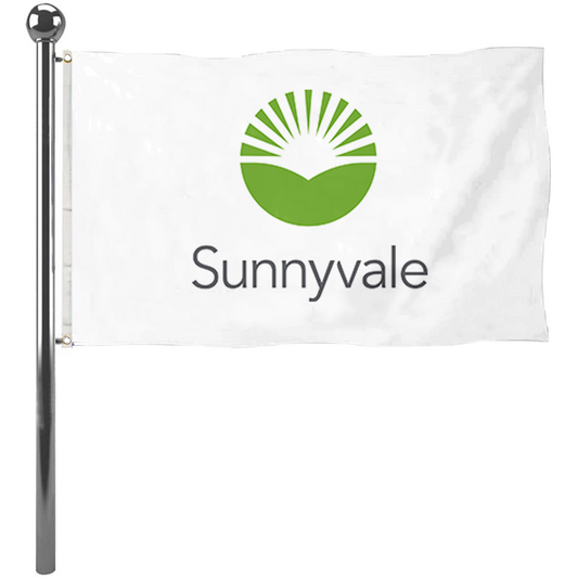 Fyon Logo of Sunnyvale, California Flag Banner