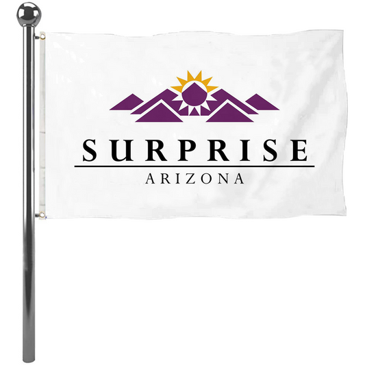 Fyon Logo of Surprise, Arizona Flag Banner