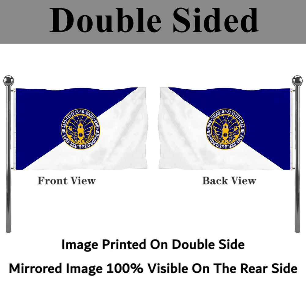 Fyon Long Beach, New York flag banner