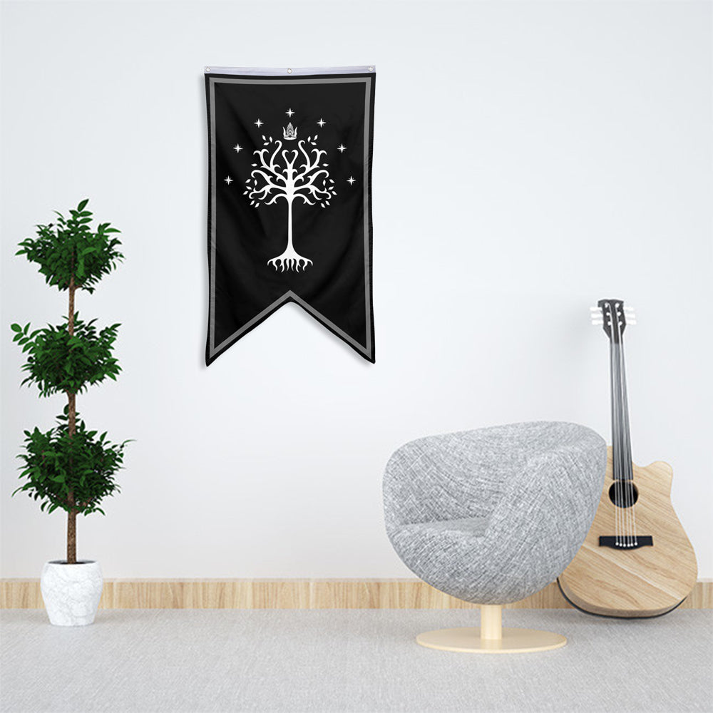 Fyon Lord of The Rings Flag Indoor and outdoor banner Black 30x50inch