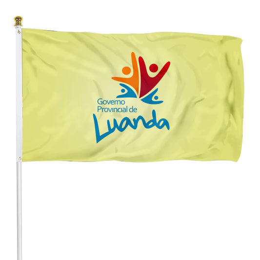 Fyon Luanda, Angola Flag Banner