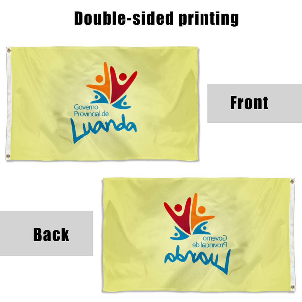 Fyon Luanda, Angola Flag Banner