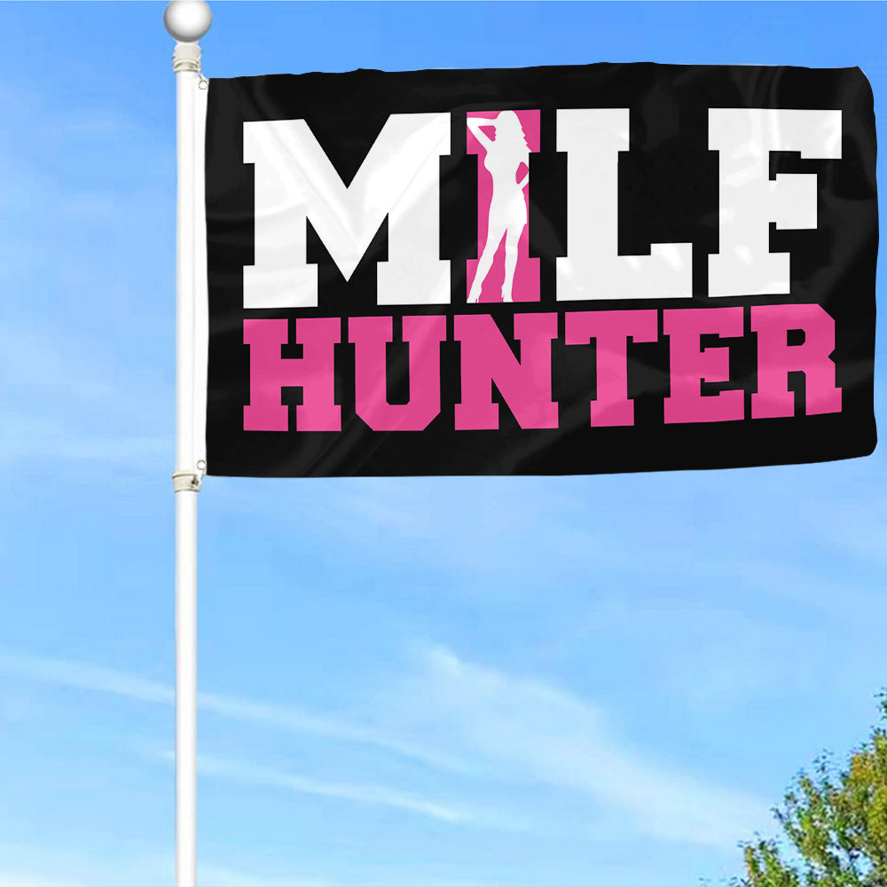 Fyon MILF Hunter Flag Indoor and Outdoor Banner