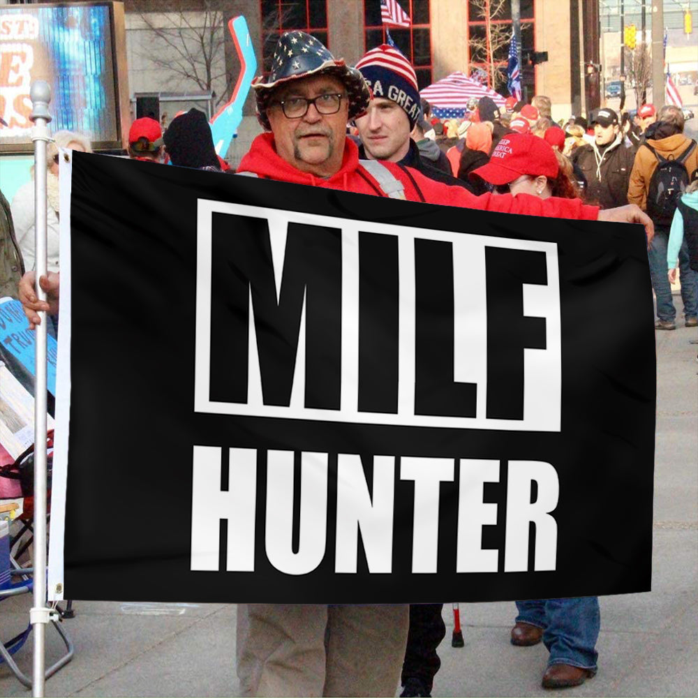 Fyon MILF Hunter Flag Indoor and Outdoor Banner