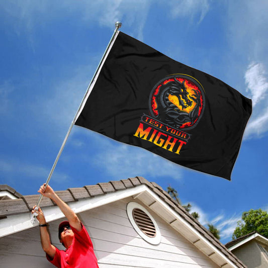 Fyon MORTAL KOMBAT Test Your Might Flag Indoor and outdoor banner