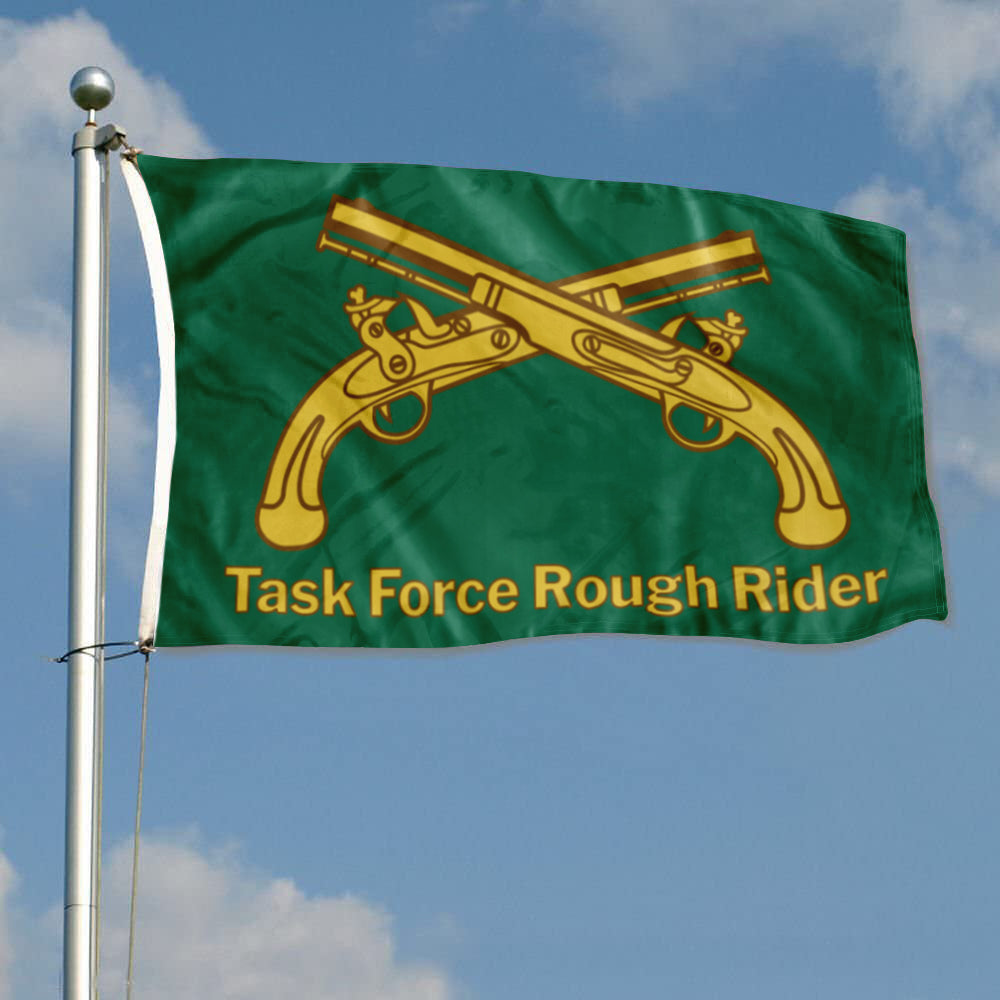 Fyon MP Task Force Rough Rider Flag Indoor and outdoor banner