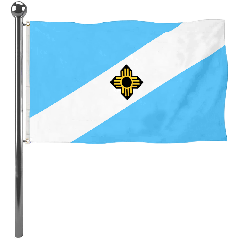 Fyon Madison, Wisconsin flag(1962–2018)Banner
