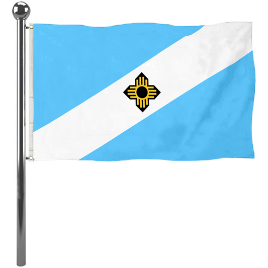 Fyon Madison, Wisconsin flag(1962–2018)Banner