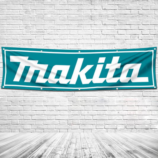 Fyon Makita Flag Indoor and Outdoor Banner 2x8ft