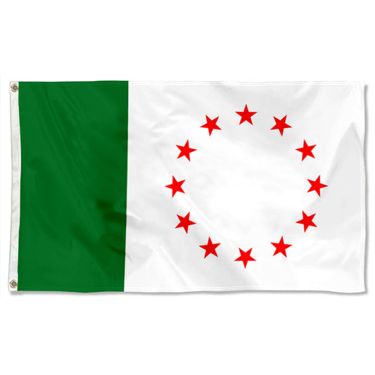 Fyon Malgobeksky district Ingushetia Russia Flag Banner