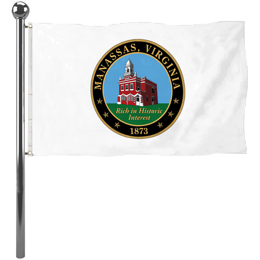 Fyon Manassas, Virginia flag Banner